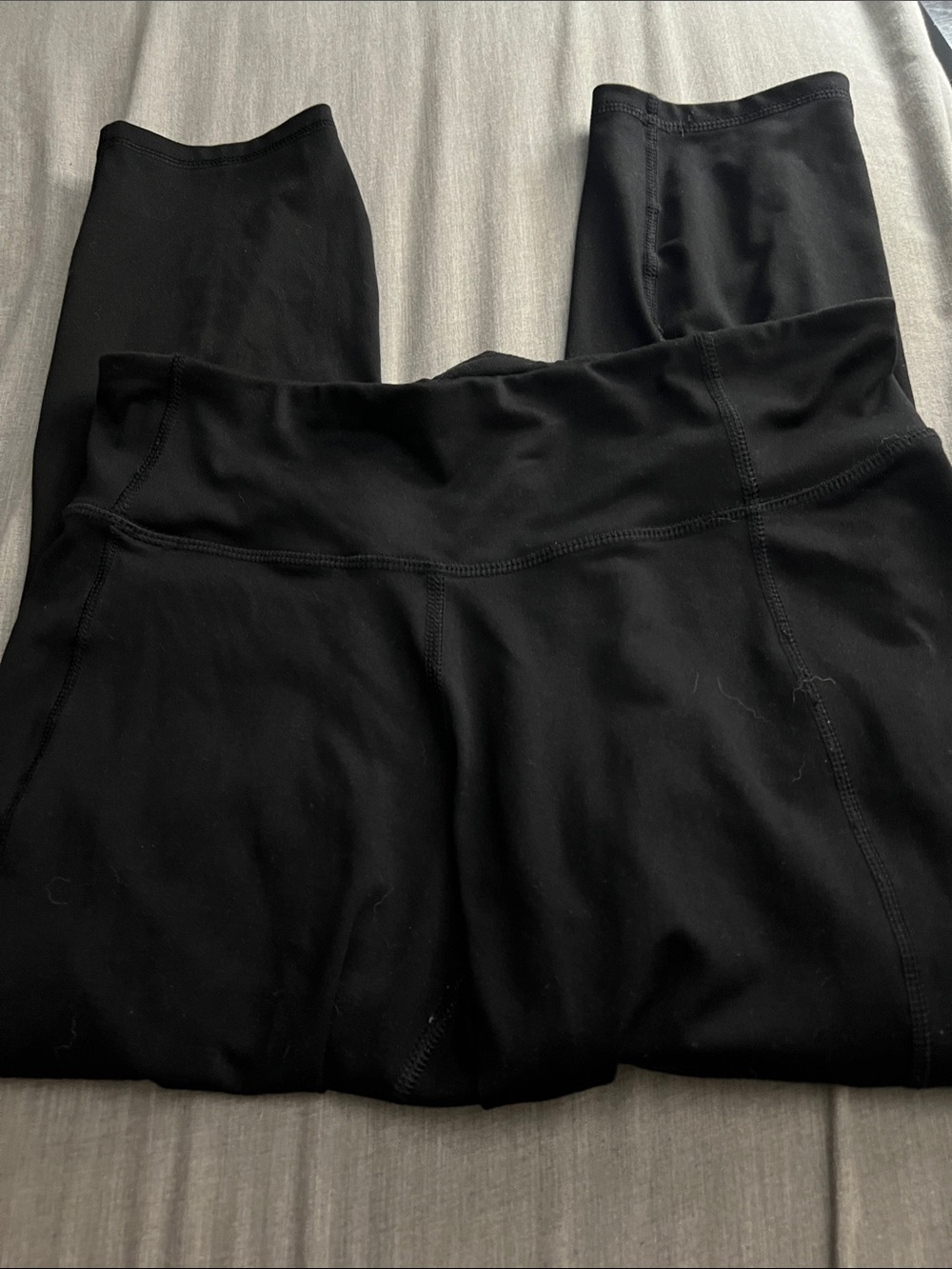 5/$10 item Black High-Waist Stretch Leggings - Women's Active Pants